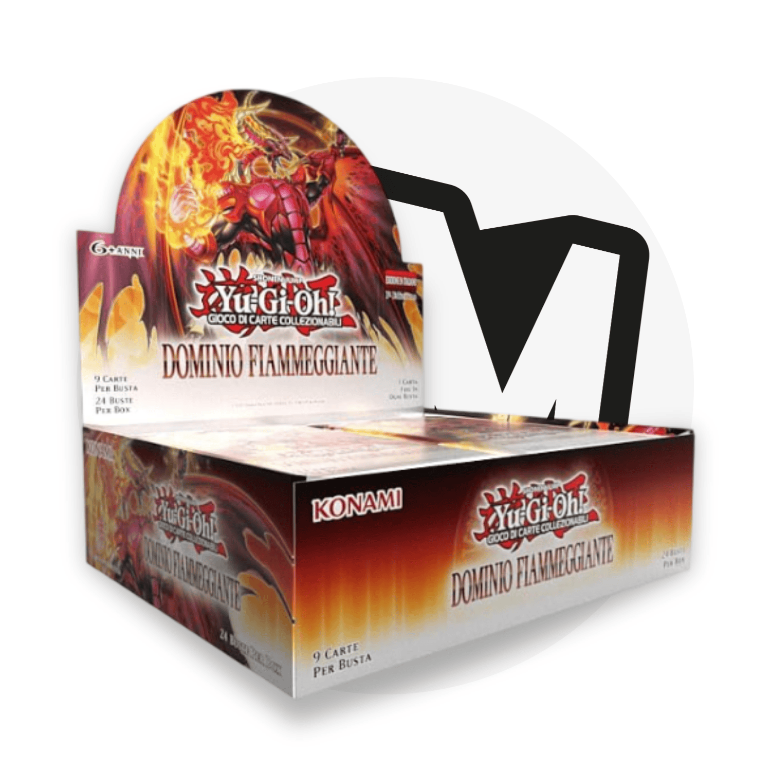 Yu-Gi-Oh! Booster Box Dominio Fiammeggiante - Display da 24 Buste