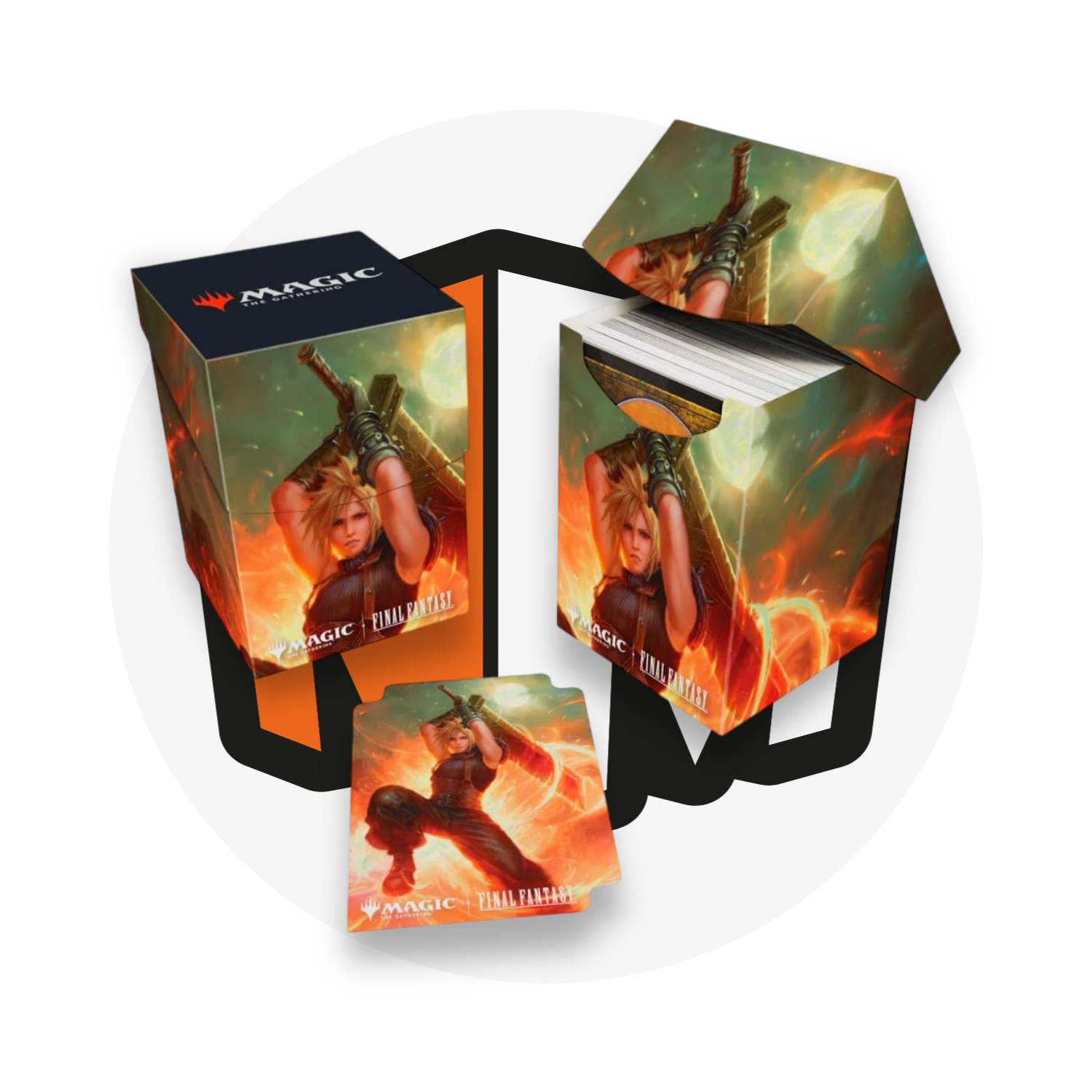 Ultra PRO: Magic the Gathering - Commander Final Fantasy Deck box - Cloud, Ex-SOLDIER