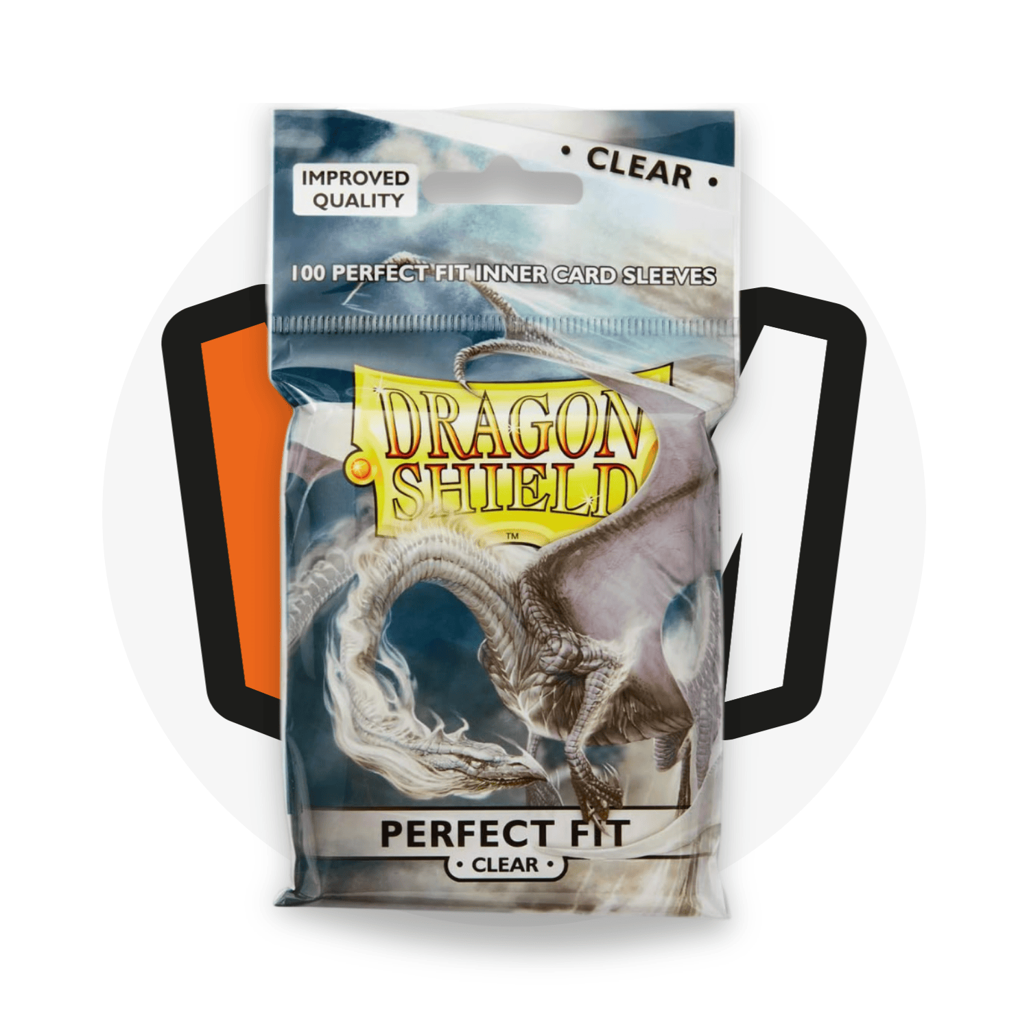 Arcane Tinmen Accessori Dragon Shield Perfect Fit Clear - Standard Sleeves Clear 100 Bustine