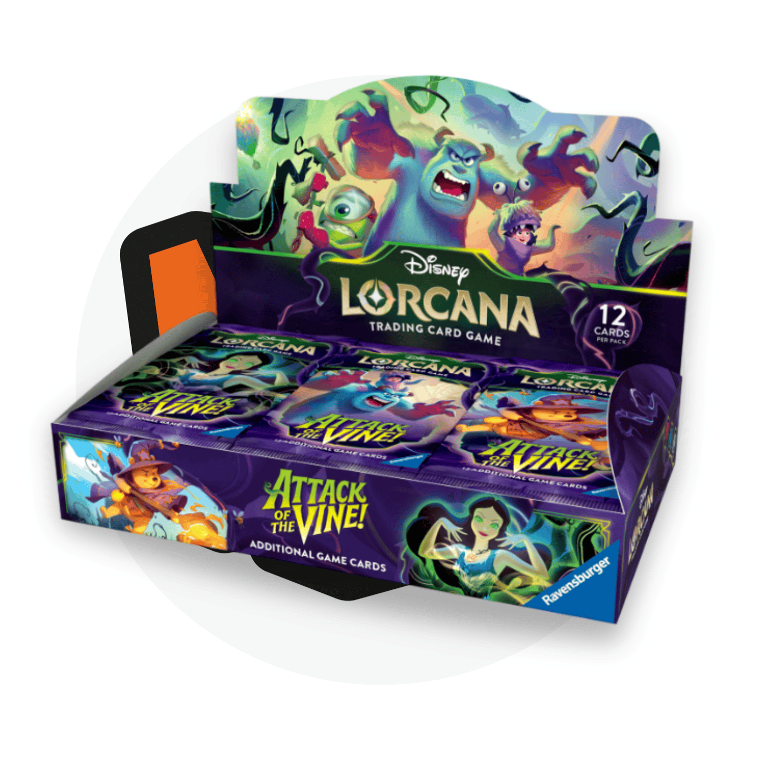 Disney Lorcana Preorder Attack of the Vine - Display da 24 Buste