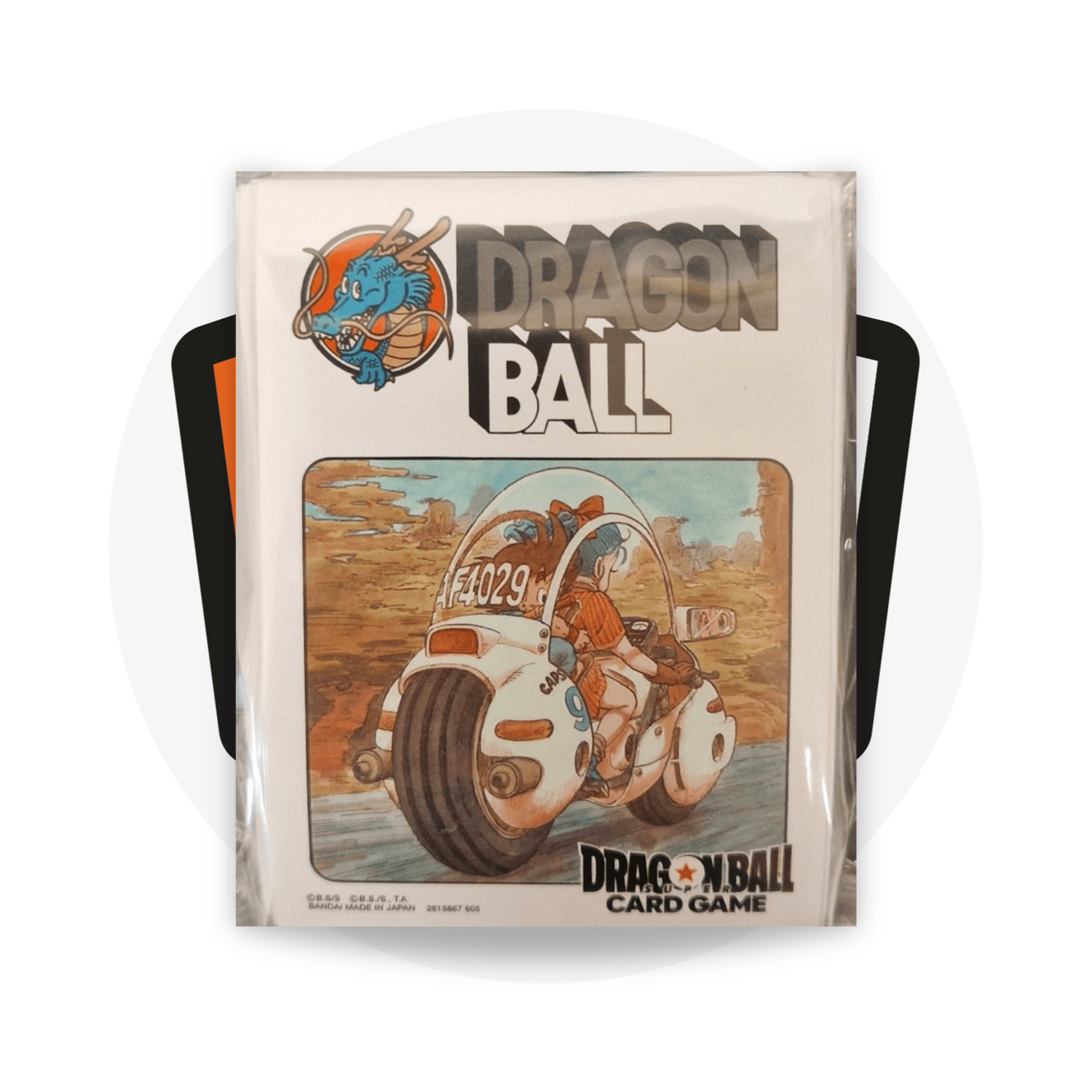Dragon Ball Super Card Game Accessori Official Card Sleeves - Bulma & Son Goku