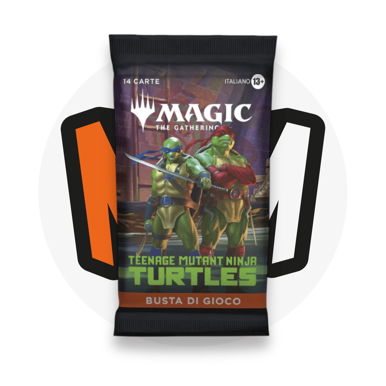 Magic: The Gathering Booster Pack Teenage Mutant Ninja Turtles - Busta da 14 Carte