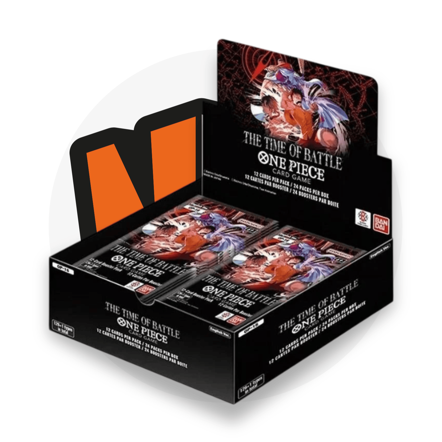 One Piece Card Game Booster Box OP16 The Time of Battle - Display da 24 Buste