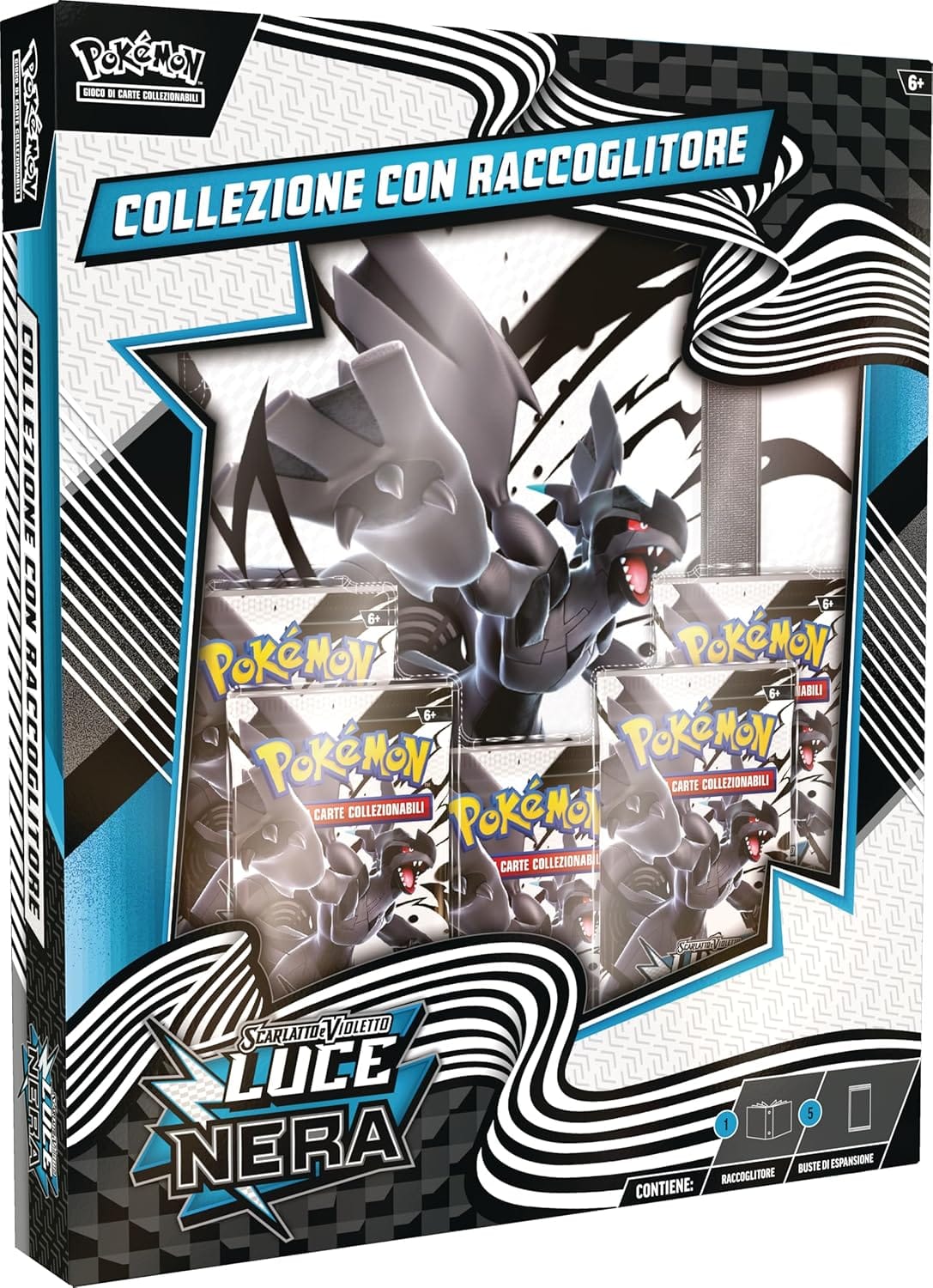 Pokémon Collezione Speciale Scarlatto e Violetto: Luce Nera - Collezione con Raccoglitore