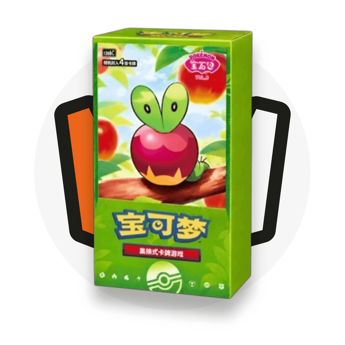 Pokémon Trading Card Game Booster Box Gem Pack V6 - Display da 18 Buste