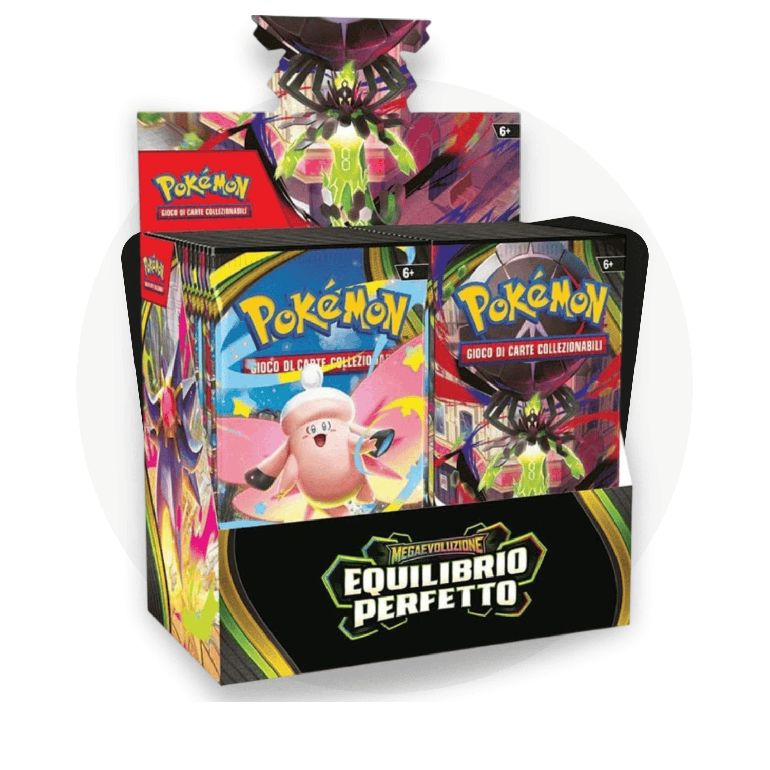 Pokémon Trading Card Game Booster Box Megaevoluzione: Equilibrio Perfetto - Display da 36 Buste