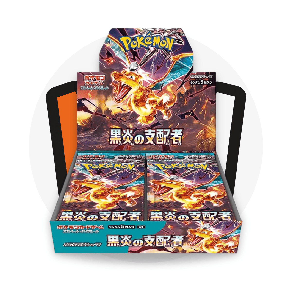 Pokémon Trading Card Game Booster Box Ruler Of The Black Flame - Display da 30 Buste