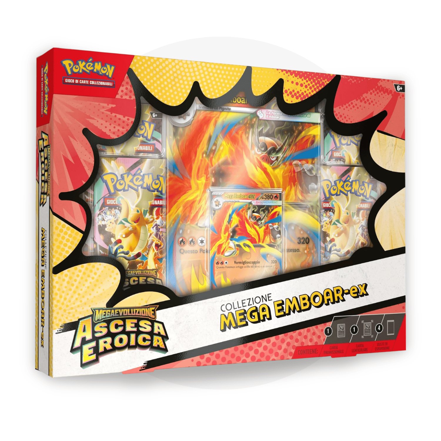 Pokémon Trading Card Game Collezione Speciale Megaevoluzione: Ascesa Eroica: Collezione Mega Emboar-Ex