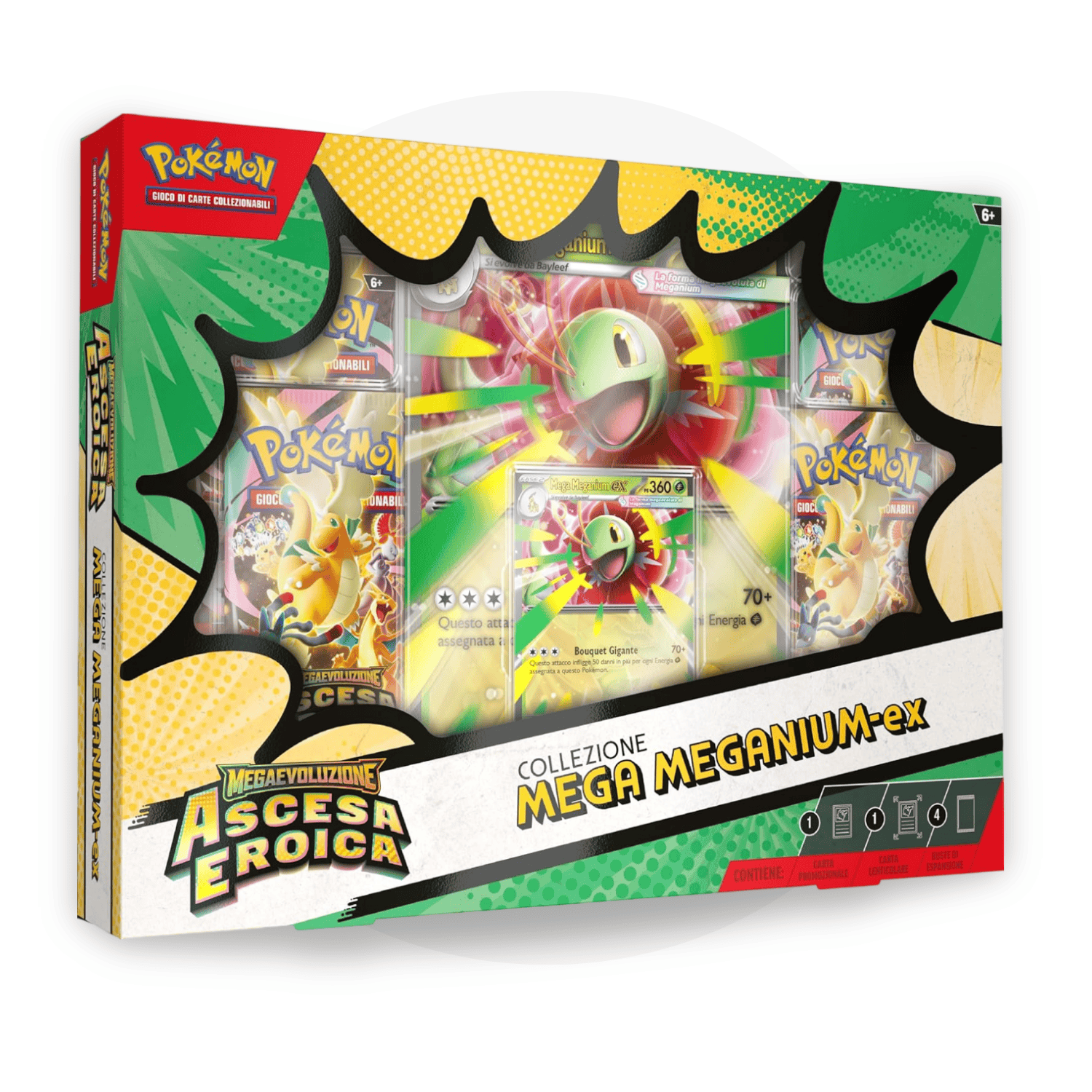Pokémon Trading Card Game Collezione Speciale Megaevoluzione: Ascesa Eroica: Collezione Mega Meganium-Ex