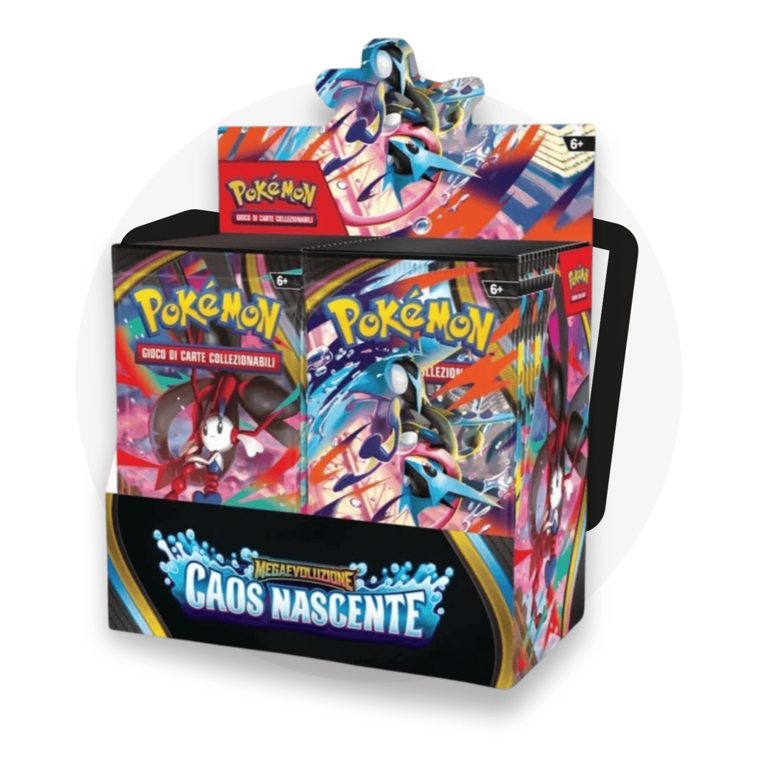 Pokémon Trading Card Game Preorder Megaevoluzione: Caos Nascente - Display da 36 Buste