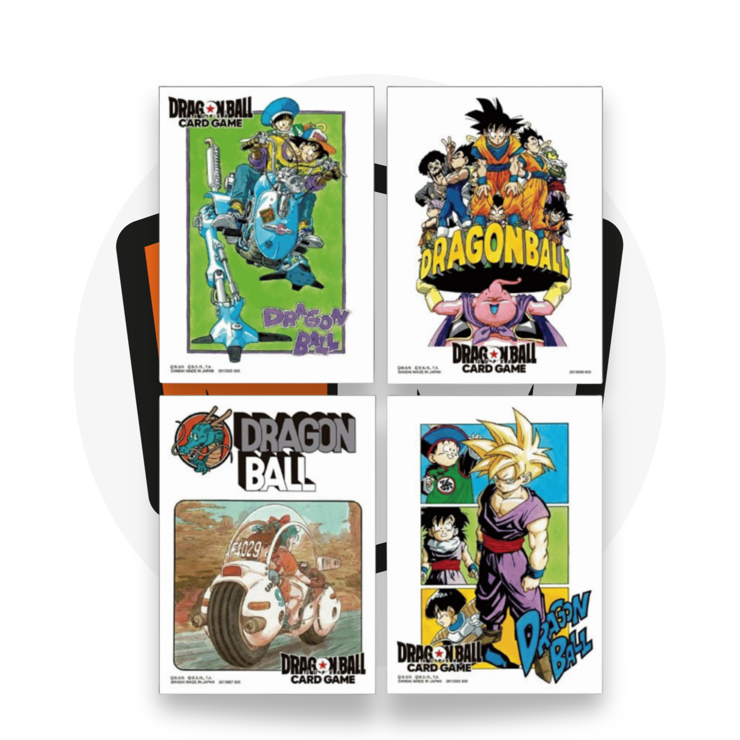 Official Card Sleeves - Son Goku & Majin Bu