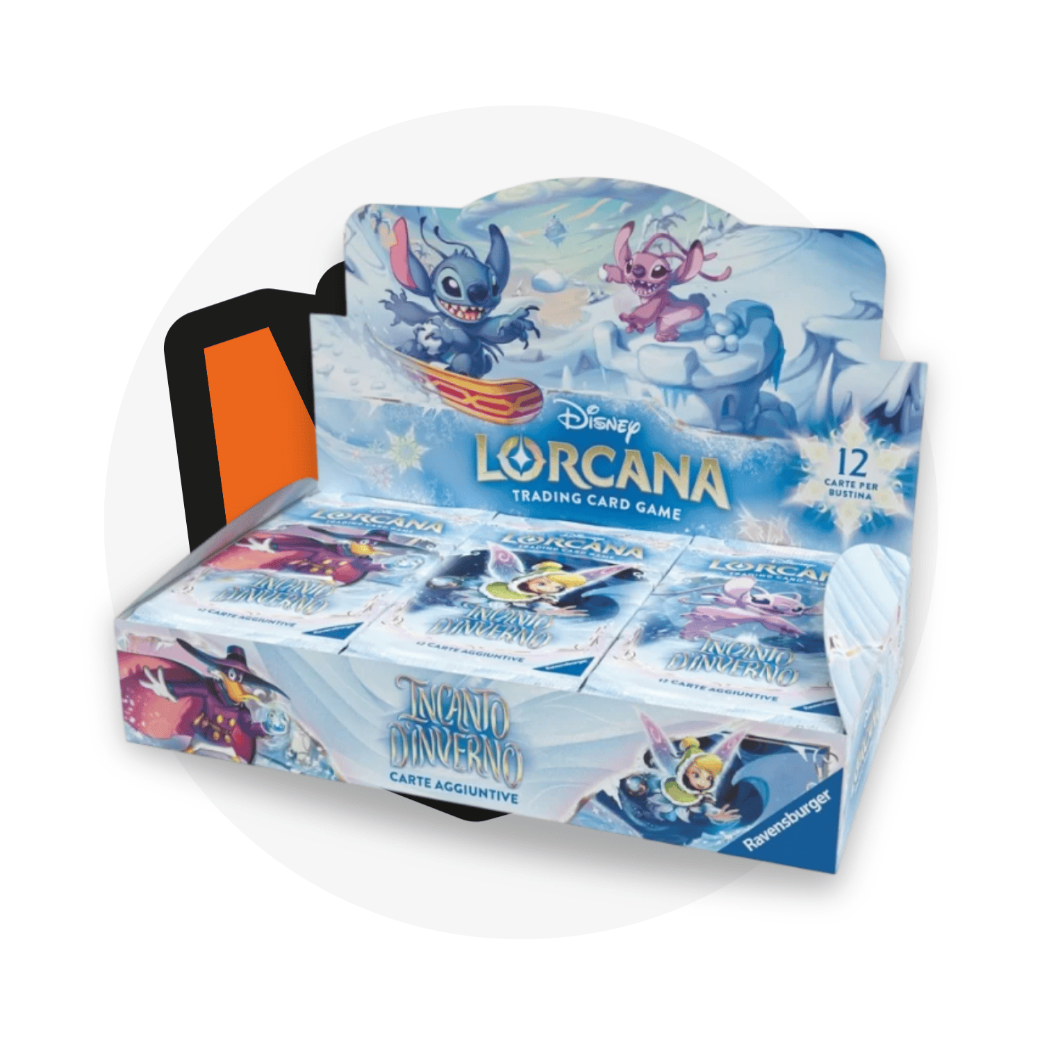 Disney Lorcana Booster Box Incanto d'Inverno - Display da 24 Buste