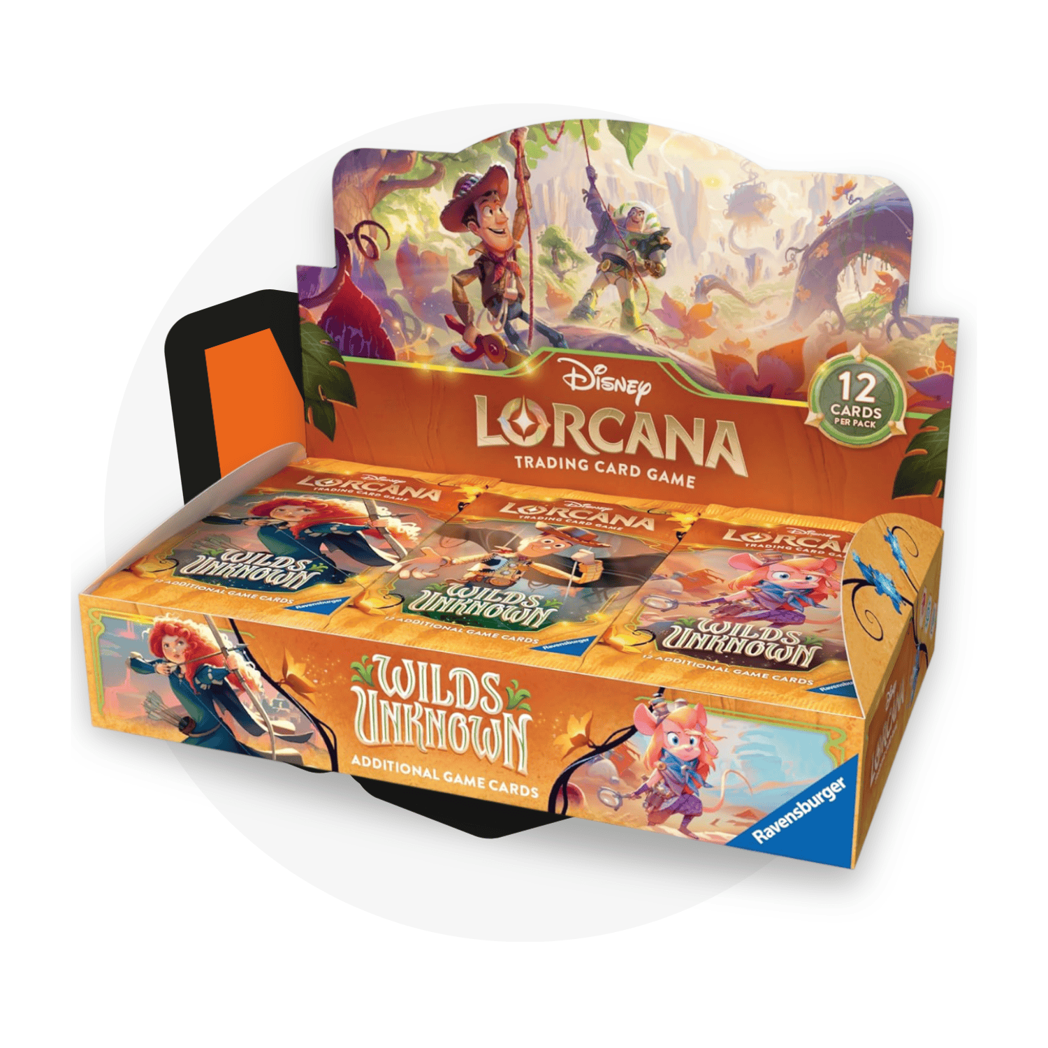 Disney Lorcana Booster Box Wilds Unknown - Display da 24 Buste
