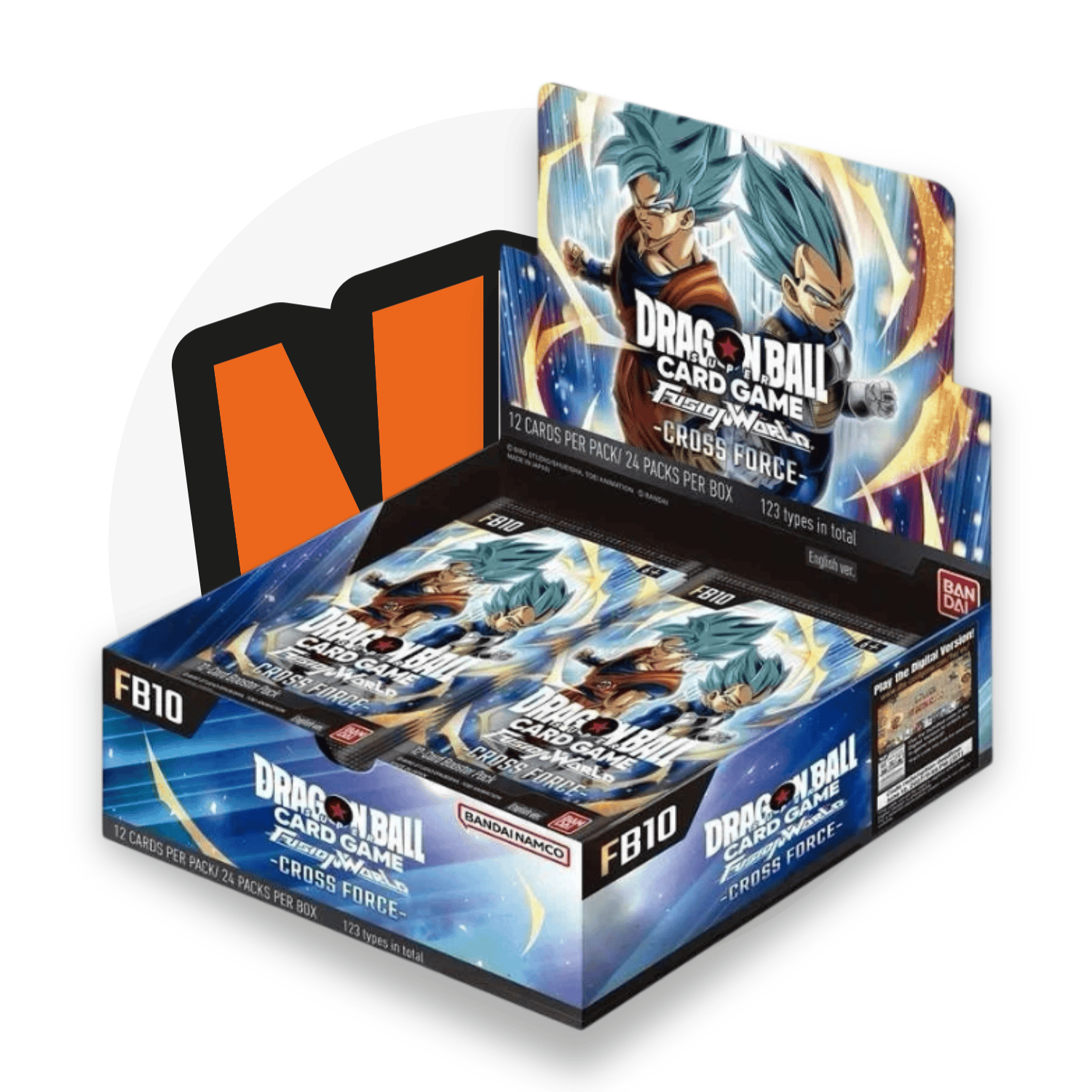 Dragon Ball Super Card Game Booster Box Cross Force FB10 - Display da 24 Buste