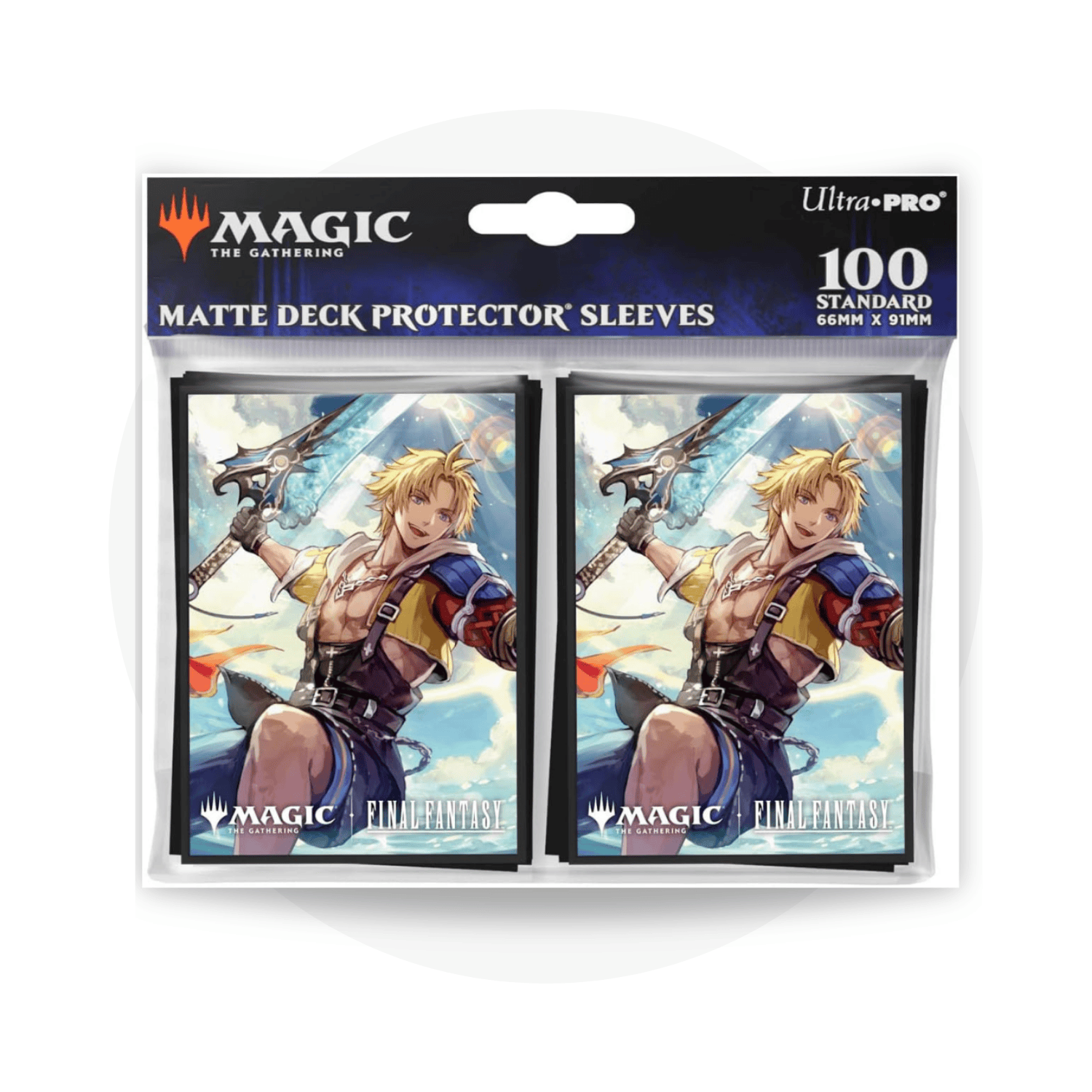 Magic: The Gathering Accessori Ultra PRO Sleeves - Final Fantasy x Magic the Gathering - Tidus, Yuna's Guardian