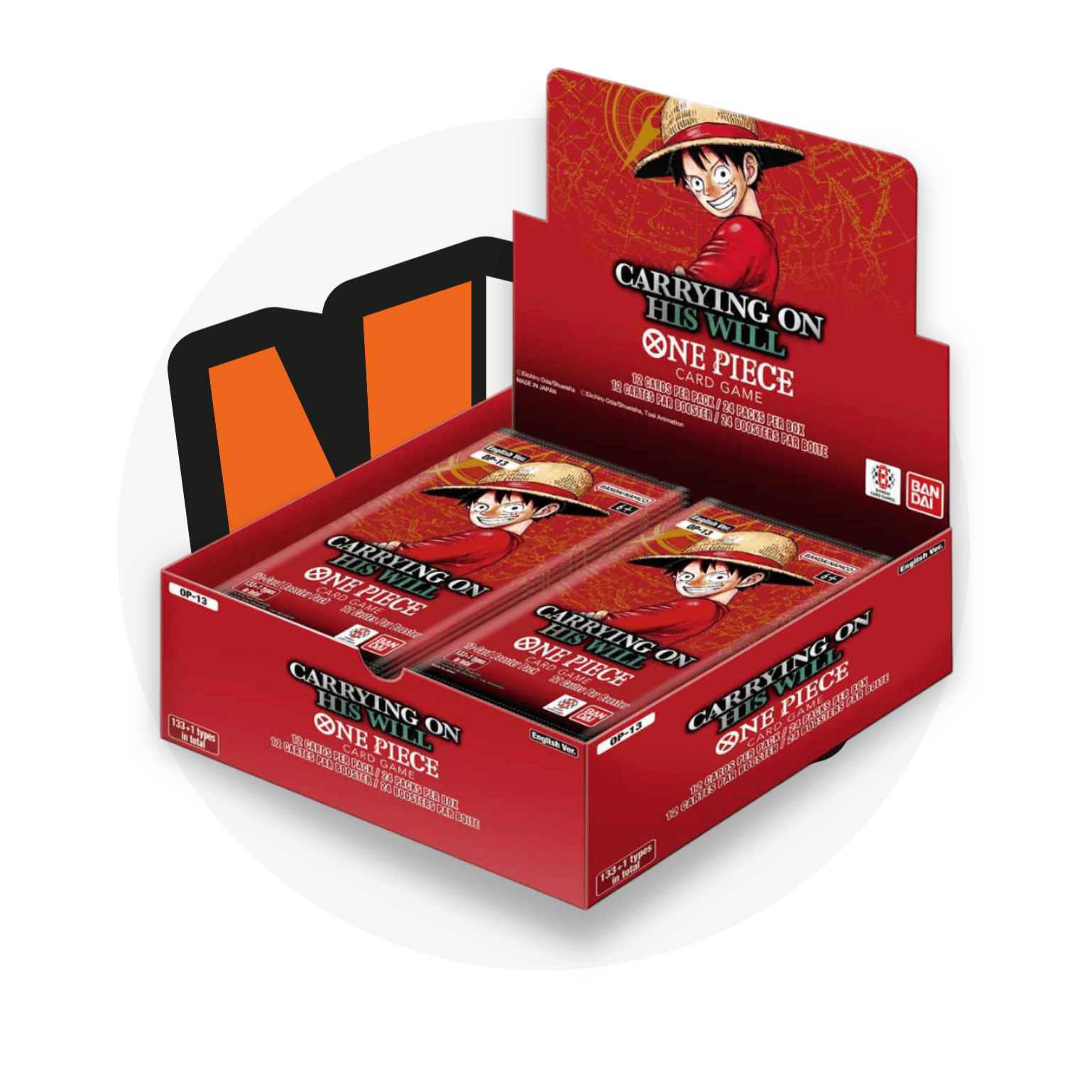 One Piece Card Game Booster Box OP13 Carrying on His Will - Display da 24 Buste