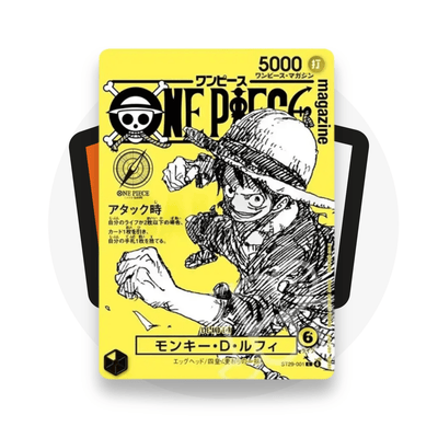 One Piece Card Game Preorder Monkey D Luffy ST29 001 - Magazine Carta Promo Versione Giapponese