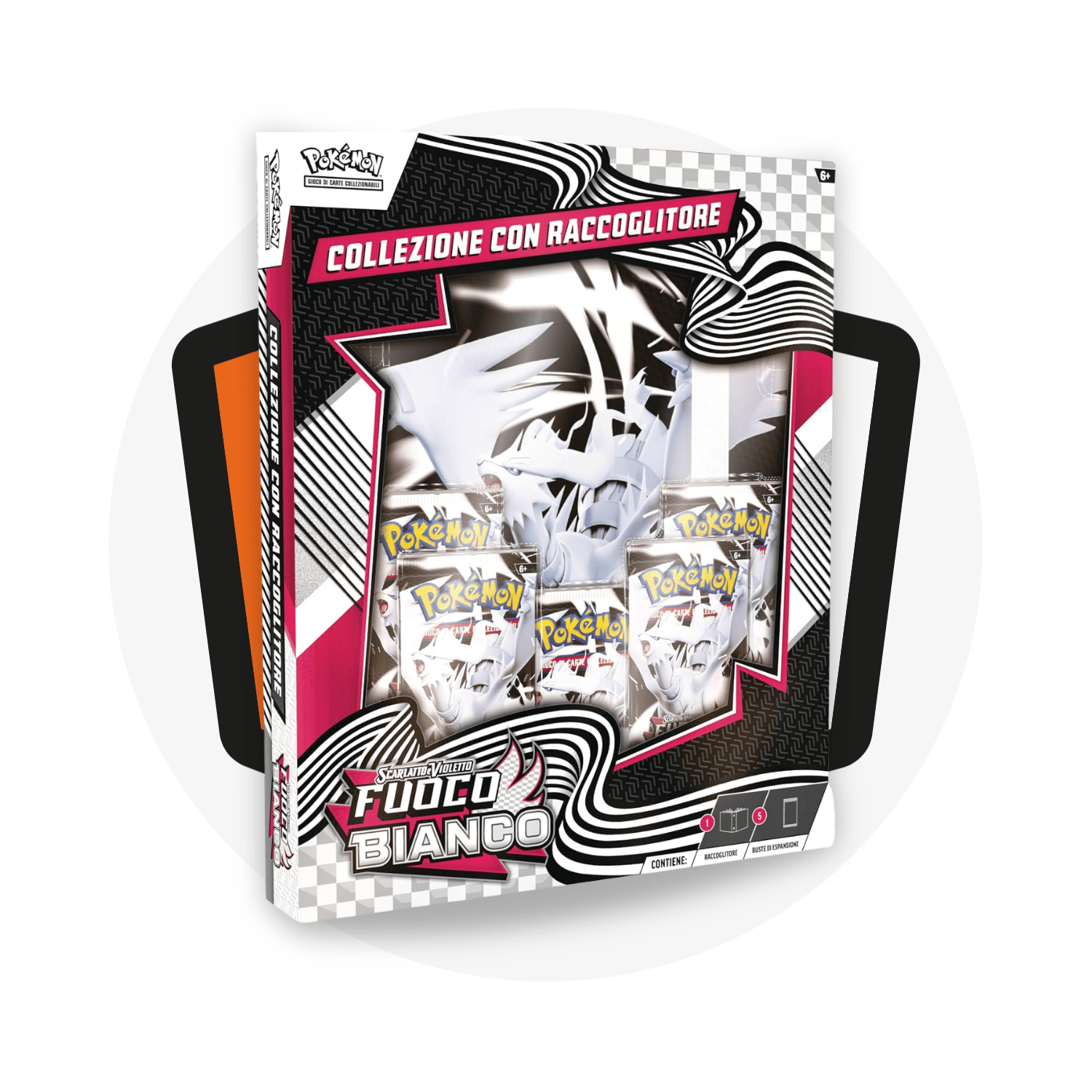 Pokémon Collezione Speciale Scarlatto e Violetto: Fuoco Bianco - Collezione con Raccoglitore