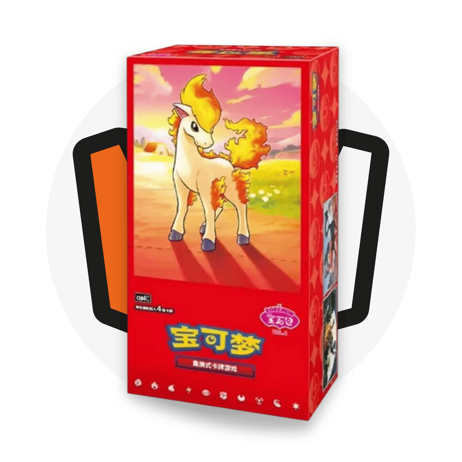 Pokémon Trading Card Game Booster Box Gem Pack V4 - Display da 15 Buste