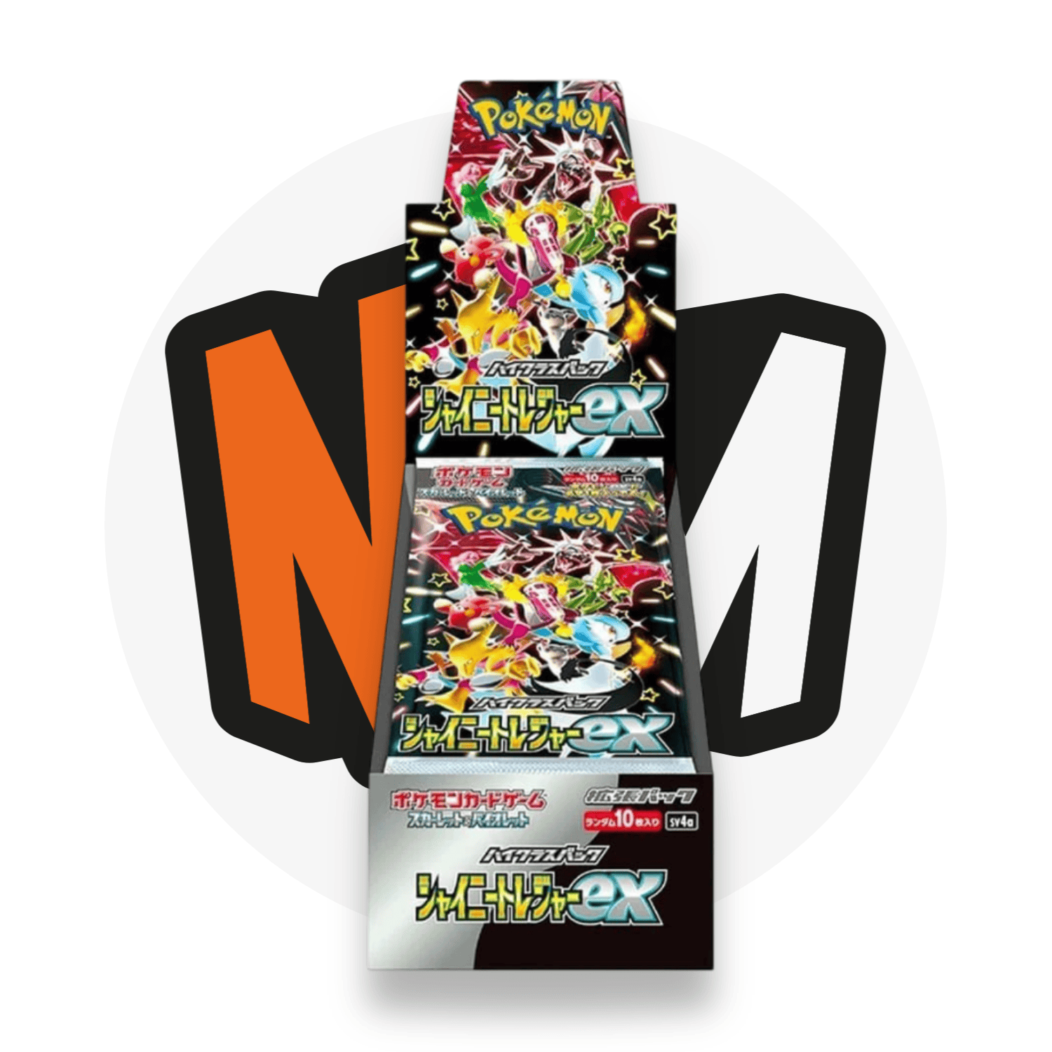 Pokémon Trading Card Game Booster Box High Class Pack Shiny Treasure Ex - Display 10 Buste