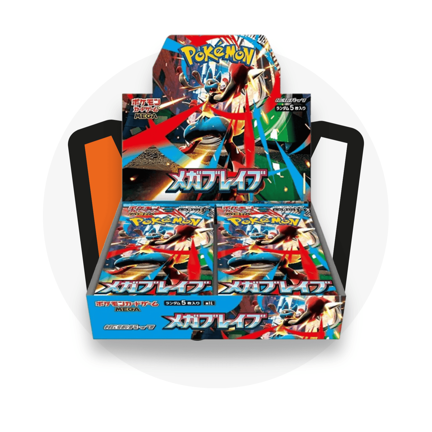 Pokémon Trading Card Game Booster Box Mega Brave - Display da 30 Buste