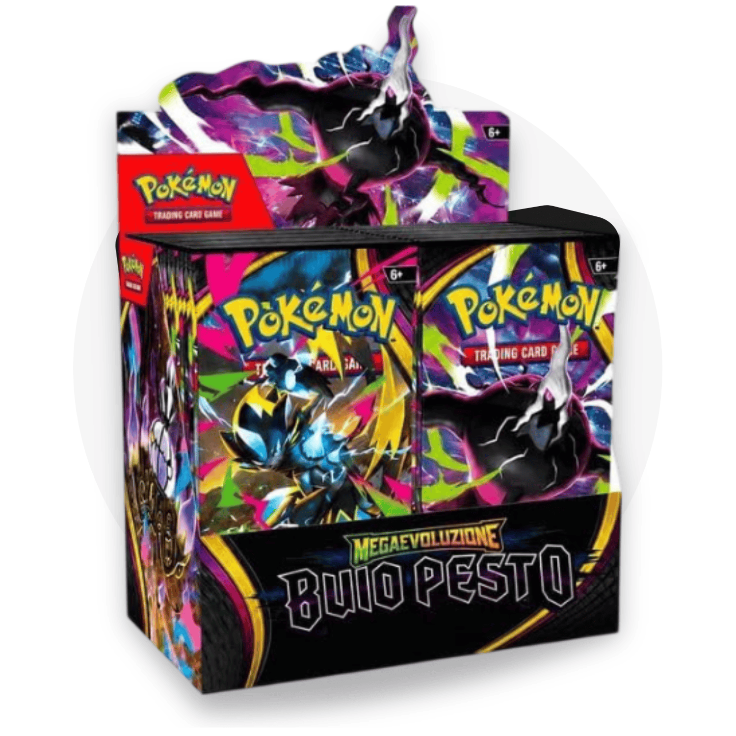Pokémon Trading Card Game Booster Box Megaevoluzione: Buio Pesto - Display da 36 Buste
