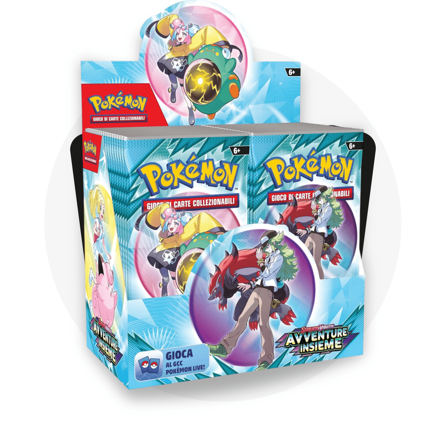 Pokémon Trading Card Game Booster Box Scarlatto e Violetto: Avventure Insieme - Display da 36 Buste
