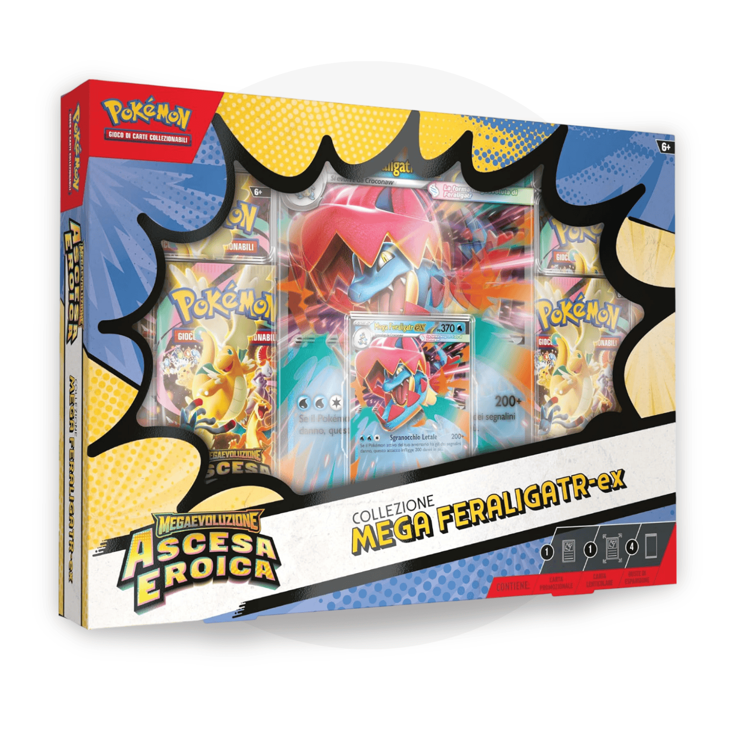 Pokémon Trading Card Game Collezione Speciale Megaevoluzione: Ascesa Eroica: Collezione Mega Feraligatr-Ex